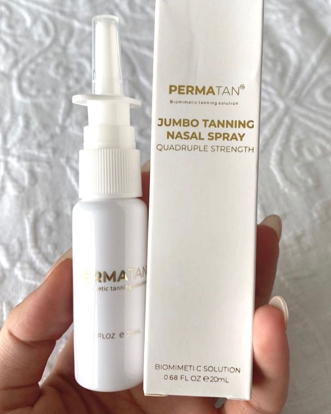 Permatan bottle before rebranding to Prestige Tans
